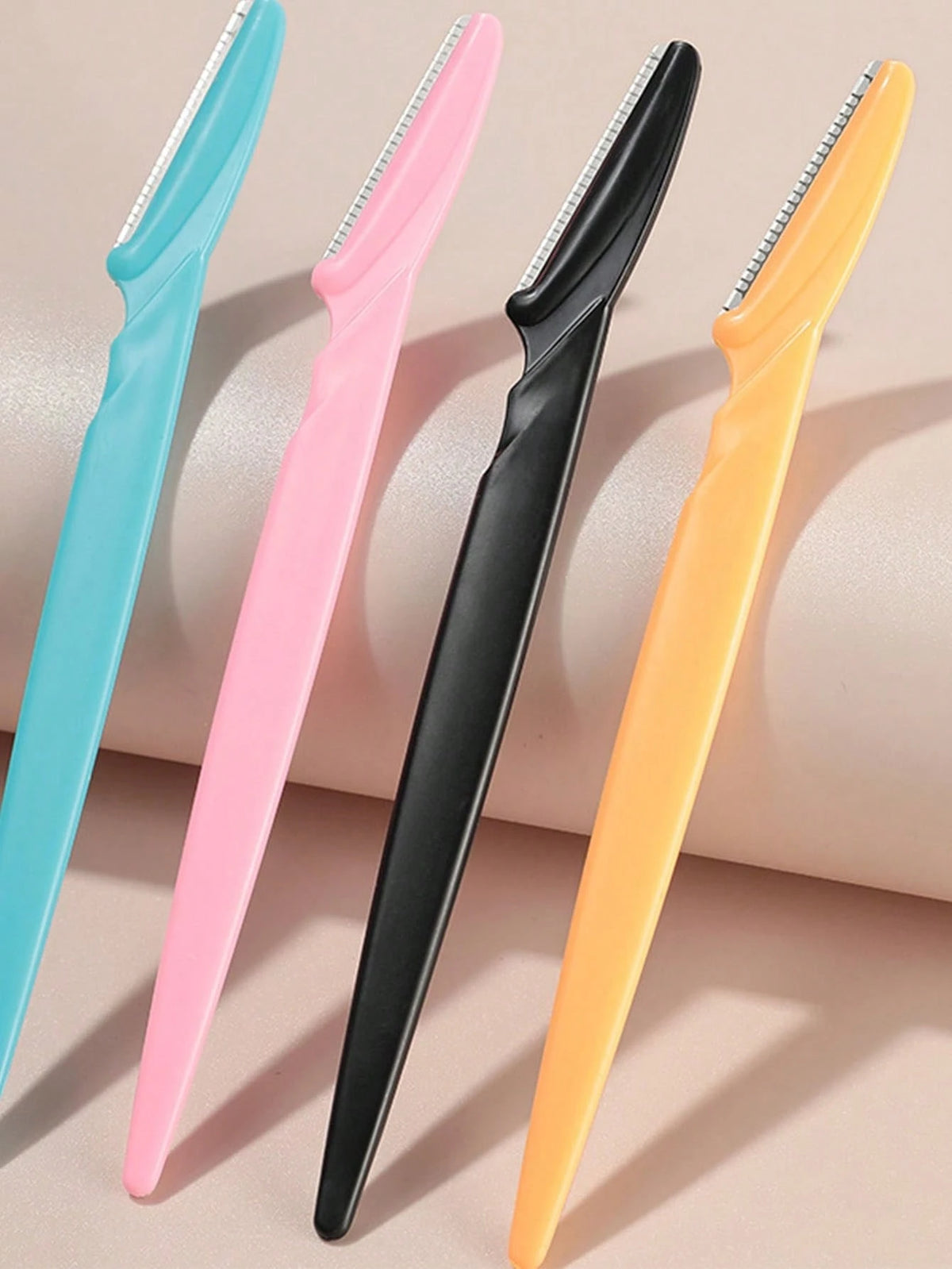 12pcs Women Eyebrow Razor, Face & Body Hair Trimmer, Shaver, Eyebrow Remover With Cover, Small Grooming Tool Set