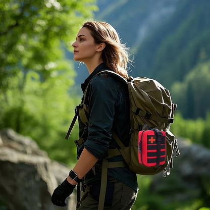 143/150/373pieces Of Ultimate Tactical Rescue Kit-Essential Outdoor Emergency Survival Equipment, Rescue Kit With Tourniquet, Scissors,Whistle,Etc.-Portable And Durable, Suitable For Hiking, Camping