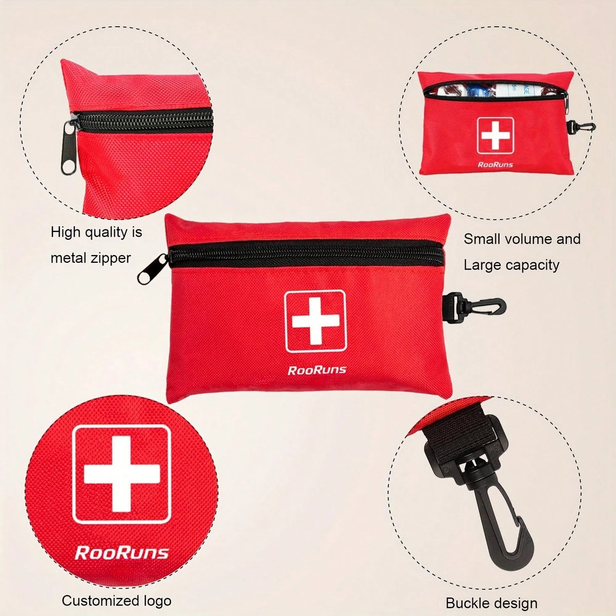 143/150/373pieces Of Ultimate Tactical Rescue Kit-Essential Outdoor Emergency Survival Equipment, Rescue Kit With Tourniquet, Scissors,Whistle,Etc.-Portable And Durable, Suitable For Hiking, Camping