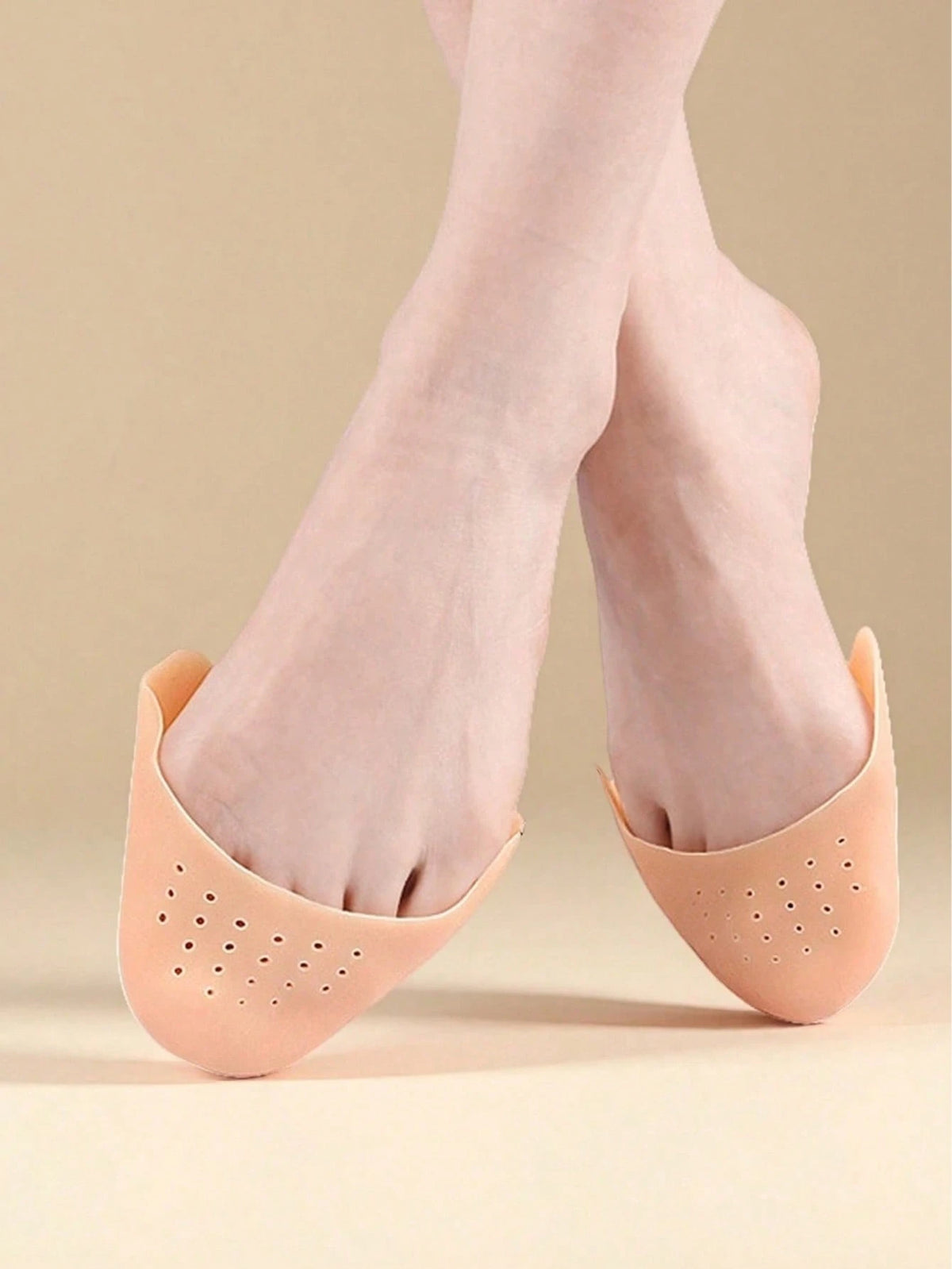 1Pair Silicone Ballet Toe Pads, Toe Protector For High Heels, Anti-Friction Toe &Forefoot Cushion Insoles