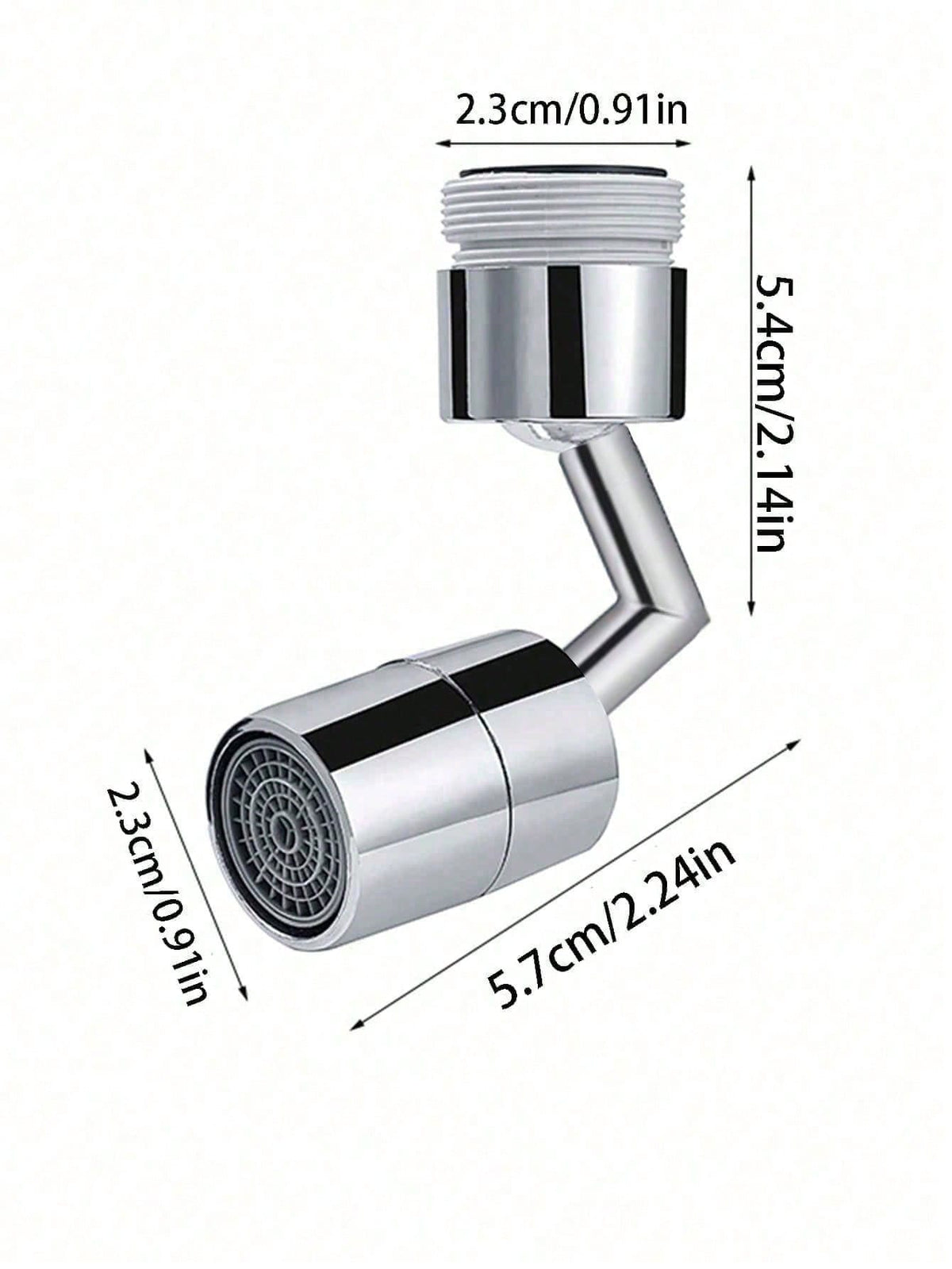 1pc/2pcs Multifunctional Rotatable Faucet Splash Proof Extension Adapter, Fits All Taps, Kitchen Gadget