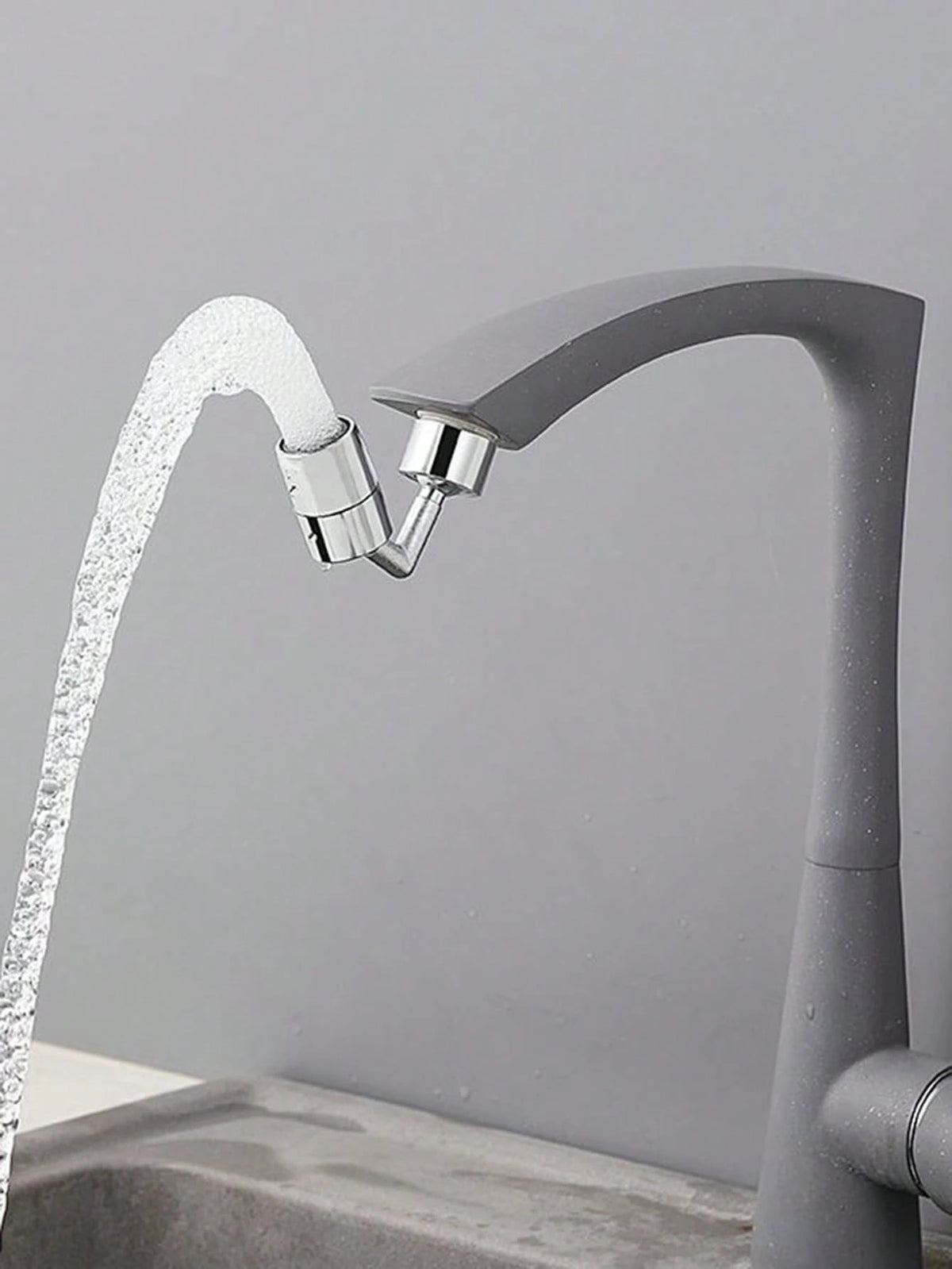 1pc/2pcs Multifunctional Rotatable Faucet Splash Proof Extension Adapter, Fits All Taps, Kitchen Gadget