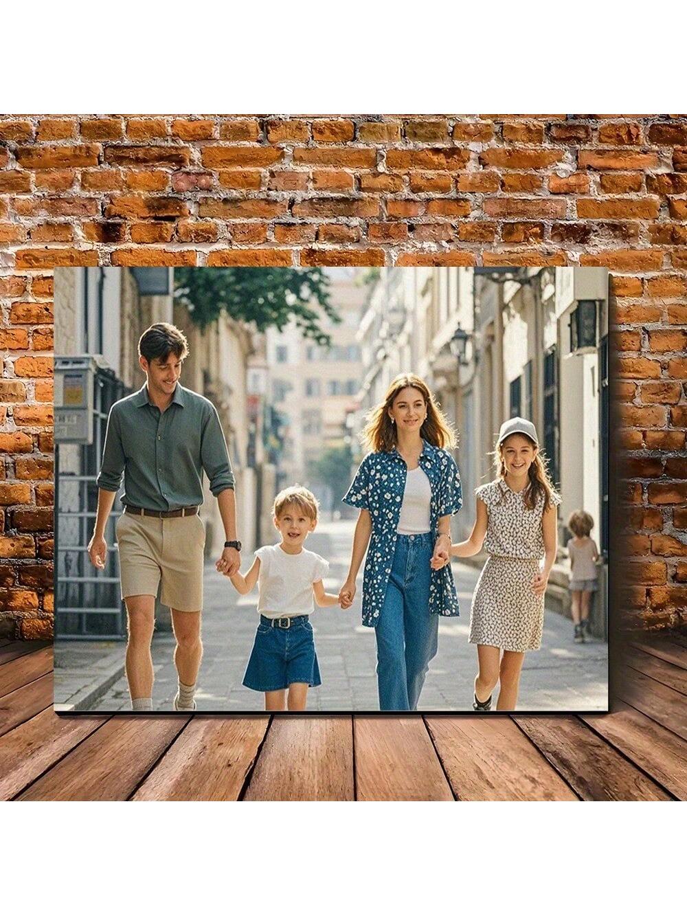 1pc/3pcs Custom- Unframed Personalized Poster- Family Photo Poster- Wedding Poster Portrait & Vertical, Gift For Him, Gift For Her, Boyfriend, Girlfriend, Dad, Mom, Friends, Mother's Day Gift, Aest