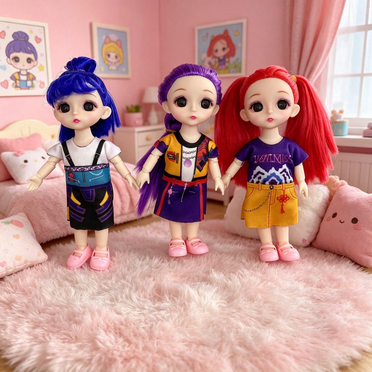 1pc/3pcs K-POP Girl Group Doll, Korean Girl Group Doll Doll, Suitable As Birthday Gift, Party Gift, Back To School Gift, Easter Gift