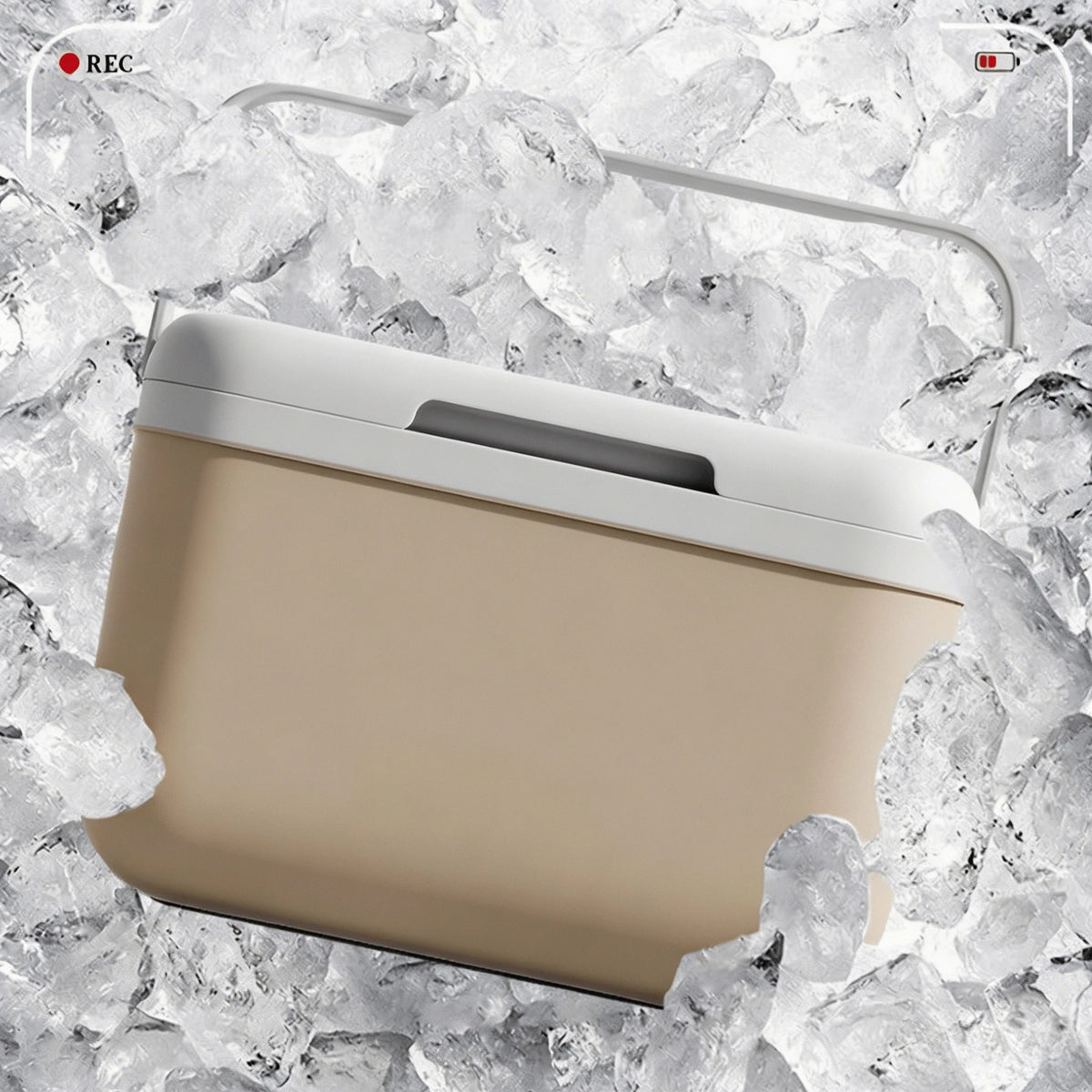 1Pc 5 Liter Insulated Cooler For Outdoor Camping, Small Ice Chest Keeps Contents Cool For 24H & 5-8H Warm, Heavy-Duty Portable Insulated Cooler For Drink, Beverage, Camping, Fishing, Beach