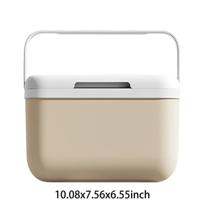 1Pc 5 Liter Insulated Cooler For Outdoor Camping, Small Ice Chest Keeps Contents Cool For 24H & 5-8H Warm, Heavy-Duty Portable Insulated Cooler For Drink, Beverage, Camping, Fishing, Beach