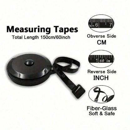 1pc 60-Inch Retractable Sewing Tape Measure, SoftTouch 60-Inch Retractable Sewing Tape Measure