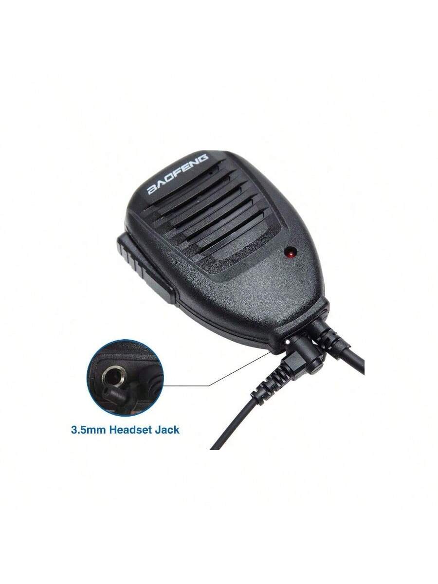 1pc Baofeng UV-5R Original Handheld Microphone Speaker Mic K 2 Pin For Baofeng Portable Radio UV5R BF-888S UV-82 UV17 Walkie Talkie