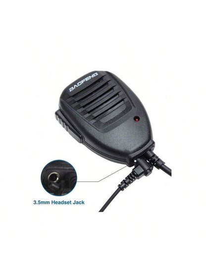 1pc Baofeng UV-5R Original Handheld Microphone Speaker Mic K 2 Pin For Baofeng Portable Radio UV5R BF-888S UV-82 UV17 Walkie Talkie