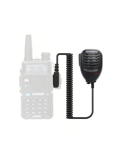 1pc Baofeng UV-5R Original Handheld Microphone Speaker Mic K 2 Pin For Baofeng Portable Radio UV5R BF-888S UV-82 UV17 Walkie Talkie
