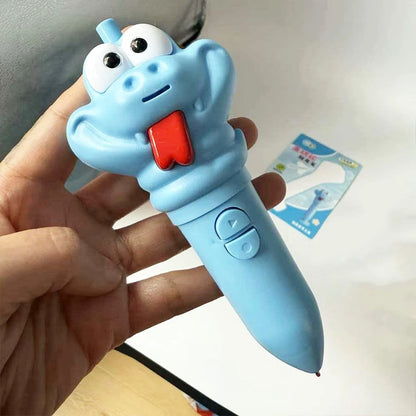 1pc Carrot Shaped Pen Recorder, Student Exclusive Writing Tool. This Is A Carrot-Shaped Ballpoint Pen That Can Be Used For Writing And Recording, Making It An Educational Stationery Item. The Judy Ani