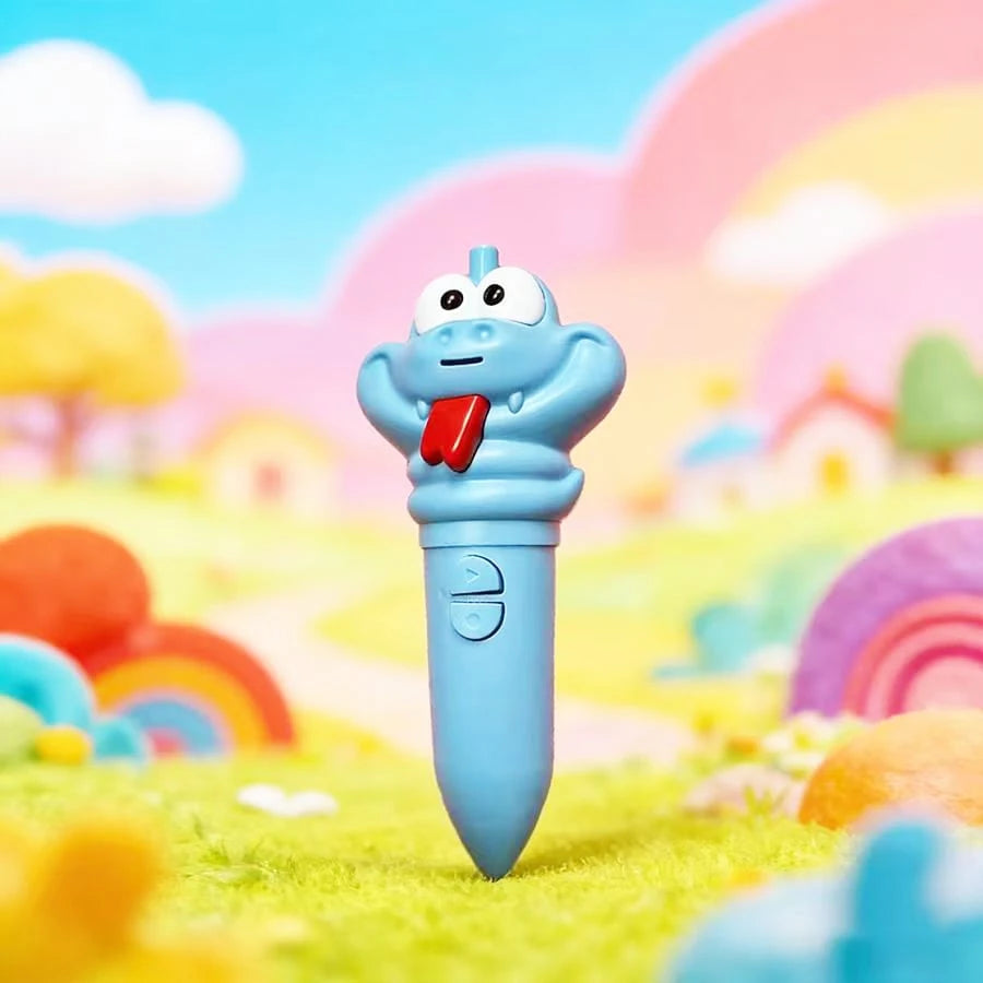 1pc Carrot Shaped Pen Recorder, Student Exclusive Writing Tool. This Is A Carrot-Shaped Ballpoint Pen That Can Be Used For Writing And Recording, Making It An Educational Stationery Item. The Judy Ani