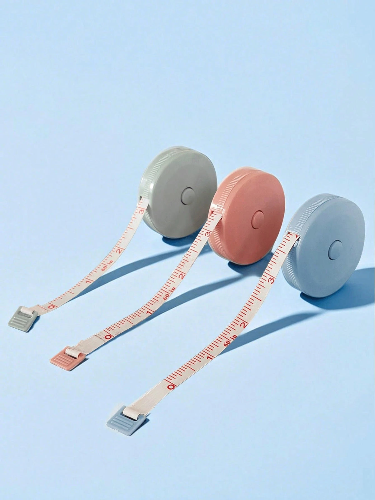1pc Cute Mini Retractable Tape Measure, Soft Ruler, Flexible Body Measuring Tape, Suitable For Weight Loss, Medical Body Measurement, Sewing, Tailoring. Tape Length: 1.5m/60 Inches. Please Note That D
