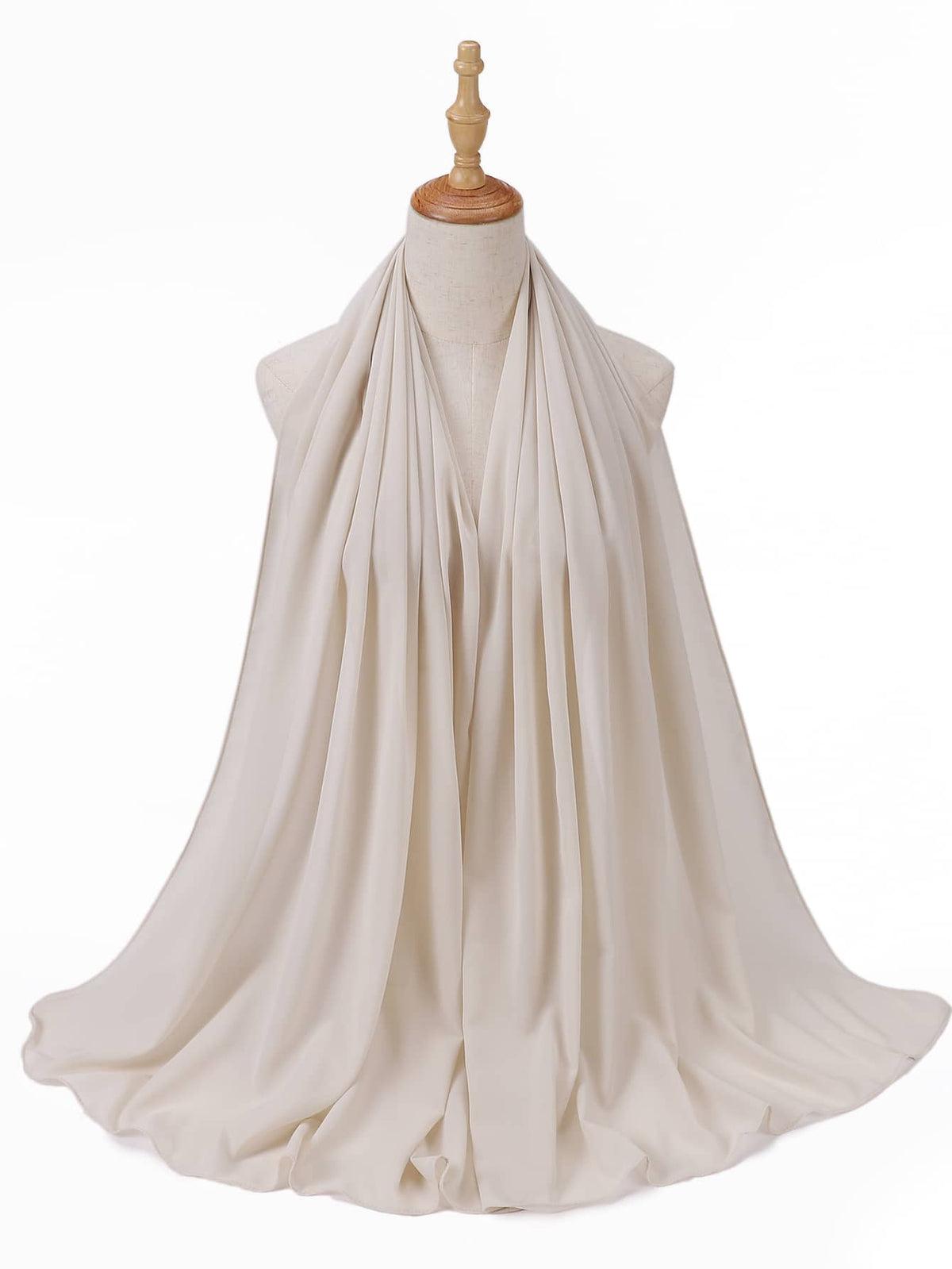 1pc Elegant Solid Color Chiffon Scarf, Suitable As A Gift For Women