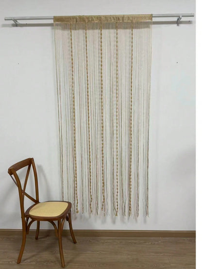 (1pc) Fashionable Beaded String Curtain For Door And Window