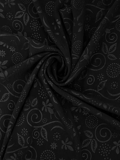 1pc Floral & Scroll Print Bandana Women Square Scarf Elegant Bandana,Hair Band,Head Band Ideal For Dressing Up Your Look