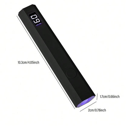1pc Gel Nail Polish Curing Lamps Handheld 180mAh Battery Pack Hybrid Light For Gel Nails, Mini Nail Lamp, Portable Cordless Rechargeable, Portable Gel Nail Polish Curing Lamp For Salon Use And Home DI