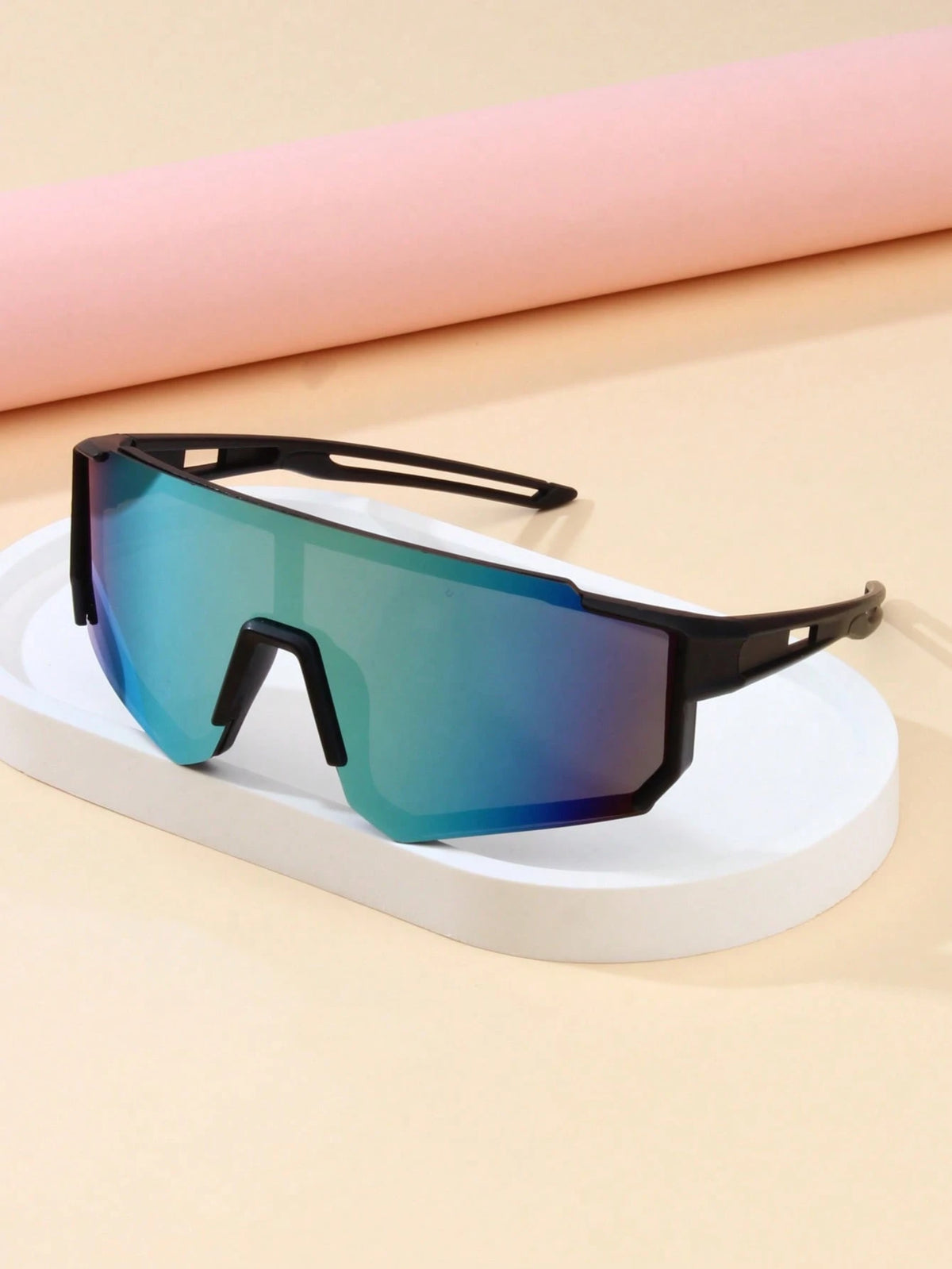 1pc Kids Fashion Glasses, Unisex Cycling, Skiing, Mountaineering Classic Versatile Goggles, Suitable For Travel Outdoor Sports
