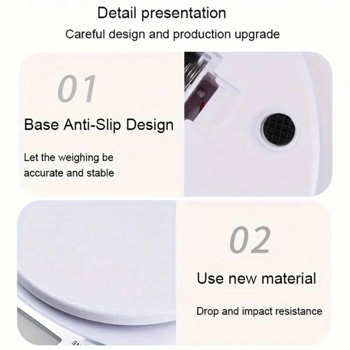 1pc Kitchen Scale, Food Scale, Kitchen Weighing Scale, Precise Kitchen Scale, Portable Electronic Scale, Coffee Electronic Scale, Kitchen LED Electronic Scale, Baking Scale, Kitchen Accessories, Bakin