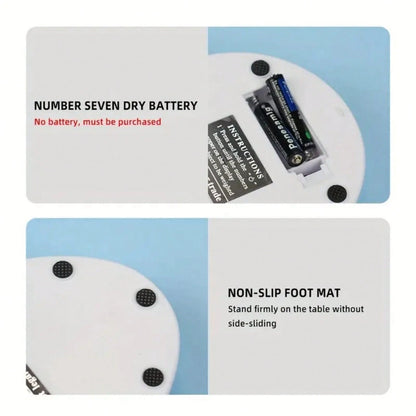 1pc Kitchen Scale, Food Scale, Kitchen Weighing Scale, Precise Kitchen Scale, Portable Electronic Scale, Coffee Electronic Scale, Kitchen LED Electronic Scale, Baking Scale, Kitchen Accessories, Bakin