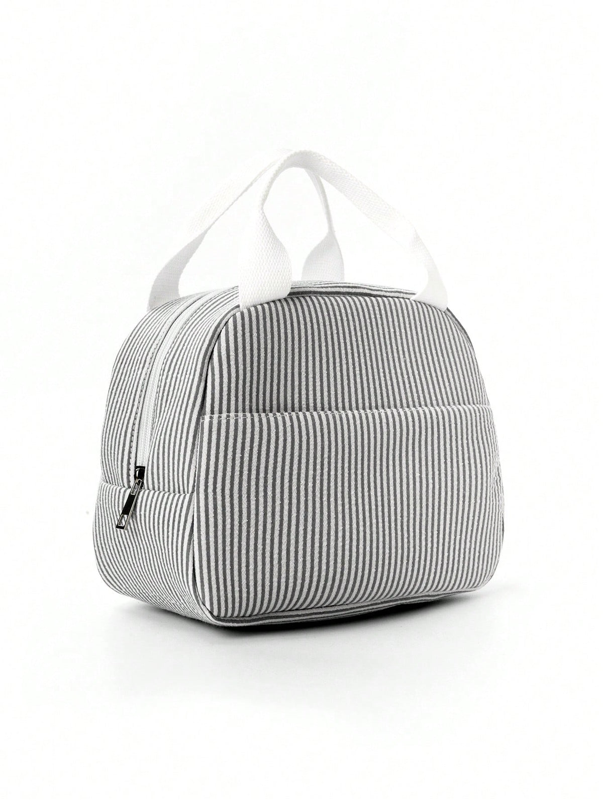 1pc Minimalist Insulated Lunch Bag, Student Lunch Box, Food Bag, Casual Picnic Bag, Camping Bag, Insulated Bag, Suitable For Office, School, Portable Large Capacity, Suitable For Travel, Picnic, Outdo