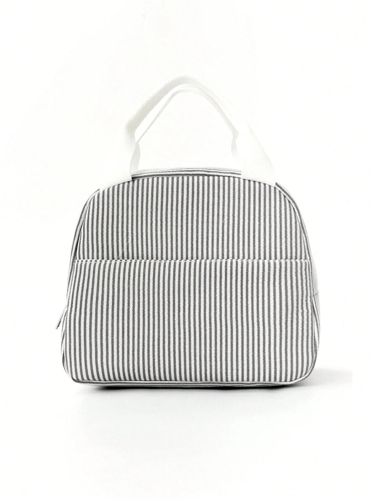 1pc Minimalist Insulated Lunch Bag, Student Lunch Box, Food Bag, Casual Picnic Bag, Camping Bag, Insulated Bag, Suitable For Office, School, Portable Large Capacity, Suitable For Travel, Picnic, Outdo