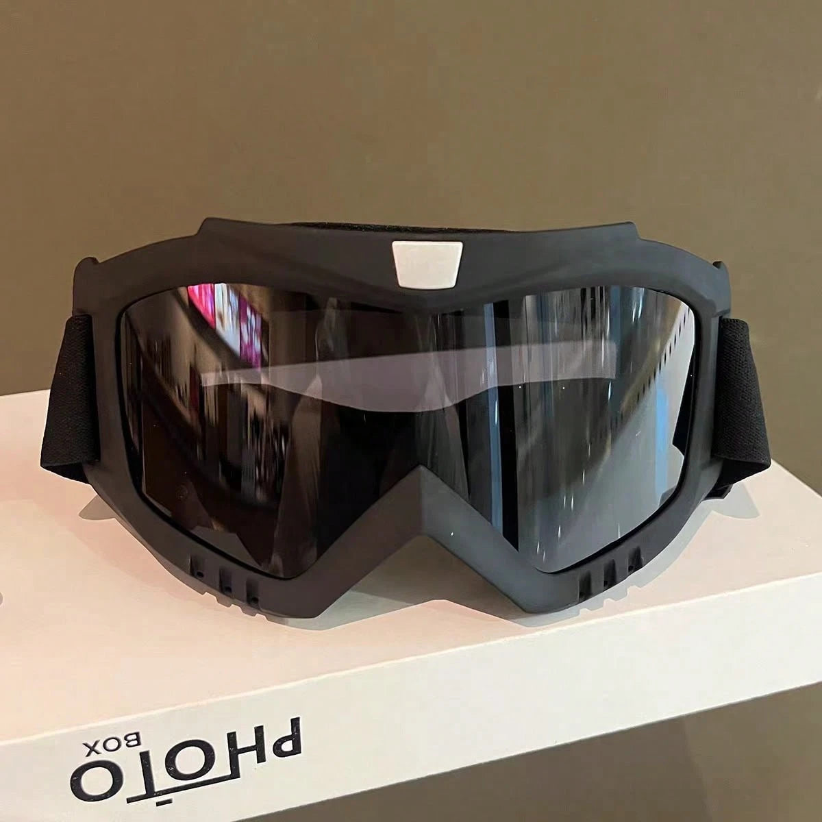 1pc Motorcycle Goggles, KTM Dirt Bike Goggles, Adult Ski Goggles, Cycling Goggles, Outdoor Sports Goggles, Snowmobile Goggles, Dune Buggy Goggles, Motorcycle Racing Goggles