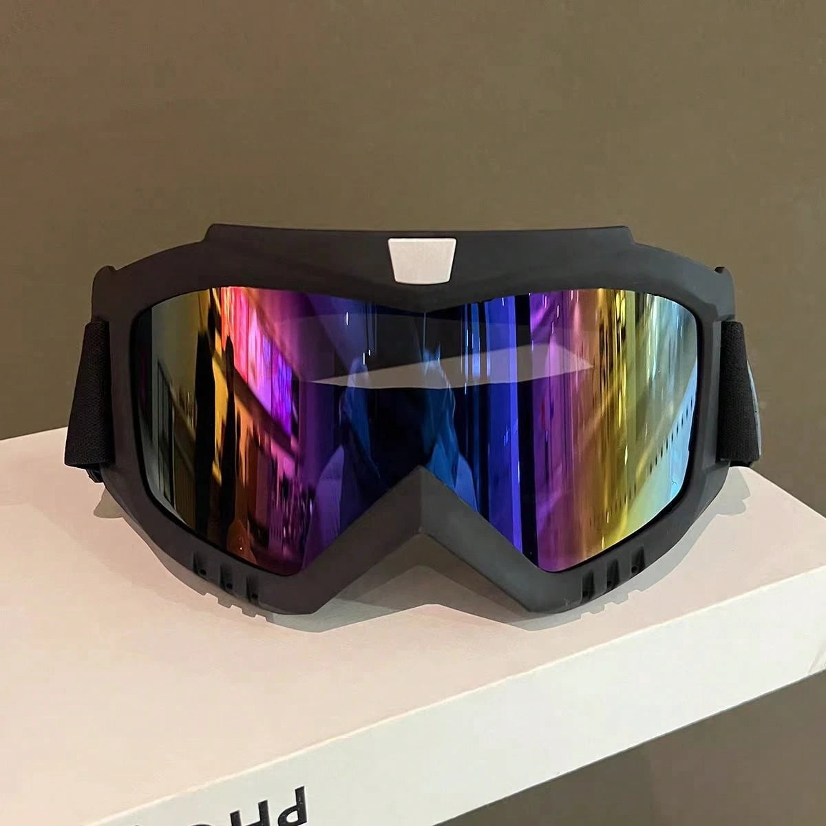 1pc Motorcycle Goggles, KTM Dirt Bike Goggles, Adult Ski Goggles, Cycling Goggles, Outdoor Sports Goggles, Snowmobile Goggles, Dune Buggy Goggles, Motorcycle Racing Goggles