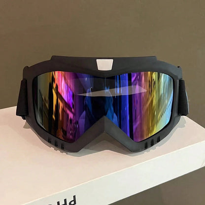 1pc Motorcycle Goggles, KTM Dirt Bike Goggles, Adult Ski Goggles, Cycling Goggles, Outdoor Sports Goggles, Snowmobile Goggles, Dune Buggy Goggles, Motorcycle Racing Goggles