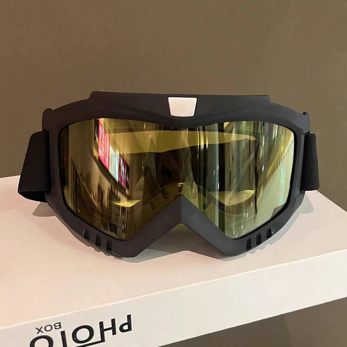 1pc Motorcycle Goggles, KTM Dirt Bike Goggles, Adult Ski Goggles, Cycling Goggles, Outdoor Sports Goggles, Snowmobile Goggles, Dune Buggy Goggles, Motorcycle Racing Goggles