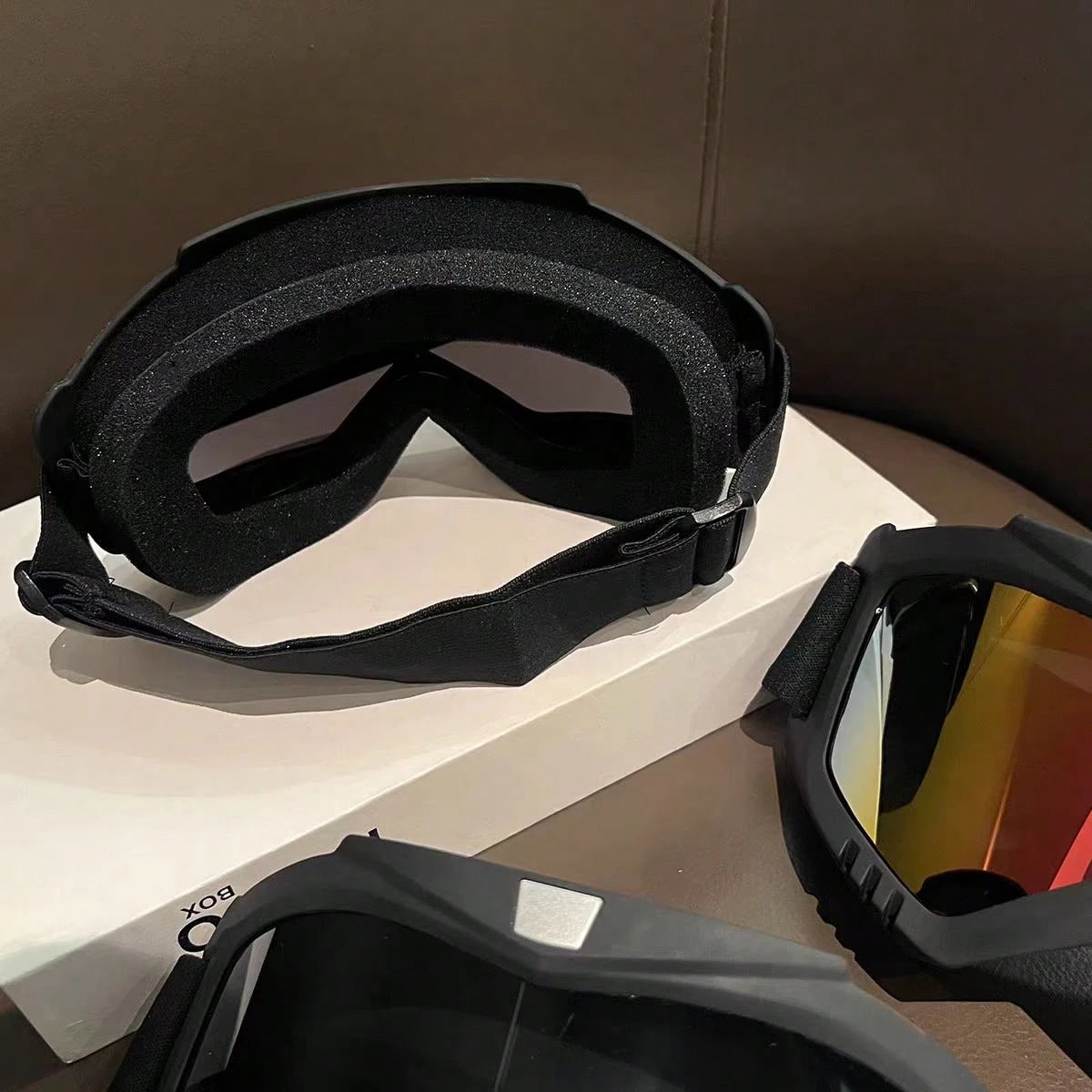 1pc Motorcycle Goggles, KTM Dirt Bike Goggles, Adult Ski Goggles, Cycling Goggles, Outdoor Sports Goggles, Snowmobile Goggles, Dune Buggy Goggles, Motorcycle Racing Goggles