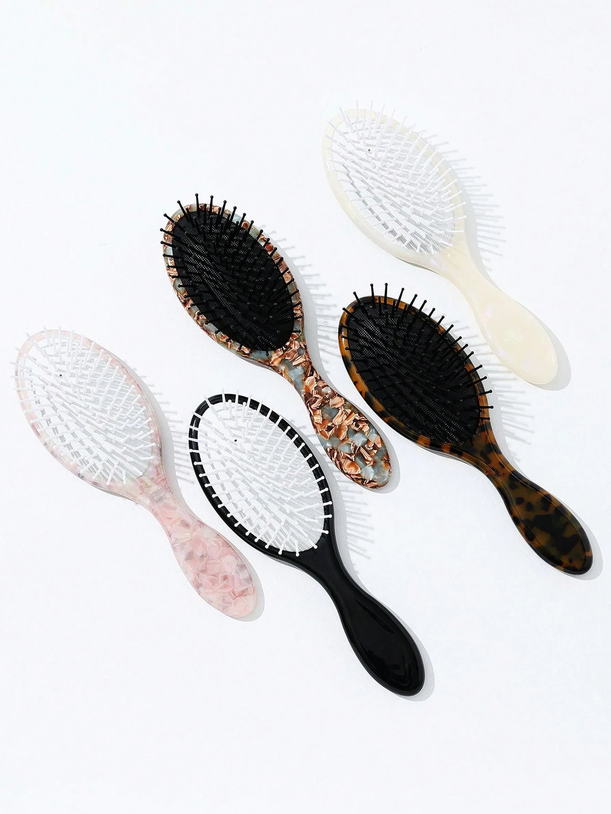 1pc Personalized Name Leopard & Cow Print Hairbrush, Custom Women's Gift, Bridal Party Accessory, Bridesmaid Gift, Gift For Her, Gift For Mom,Multi-Functional,Ornamental,Letter,Exquisite,Stylish,Vinta