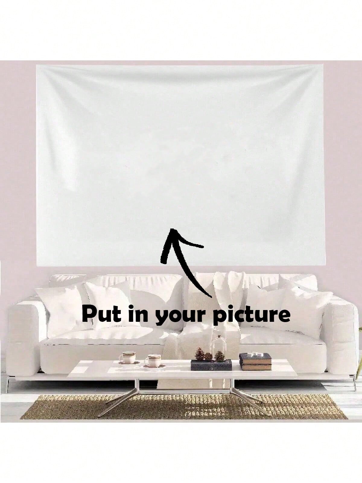 1pc Personalized Tapestries, Custom Image Wall Decor, Gifts For Him Her Mom Dad, Graduation, Mother's Day, Father's Day, Valentine's Day, Birthday, Anniversary, Wedding, Housewarming, Class Of 2026, A