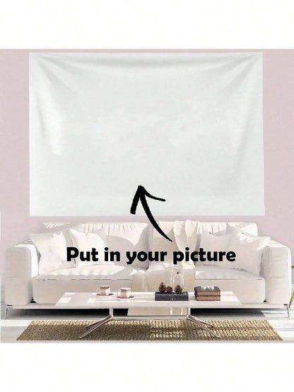 1pc Personalized Tapestries, Custom Image Wall Decor, Gifts For Him Her Mom Dad, Graduation, Mother's Day, Father's Day, Valentine's Day, Birthday, Anniversary, Wedding, Housewarming, Class Of 2026, A