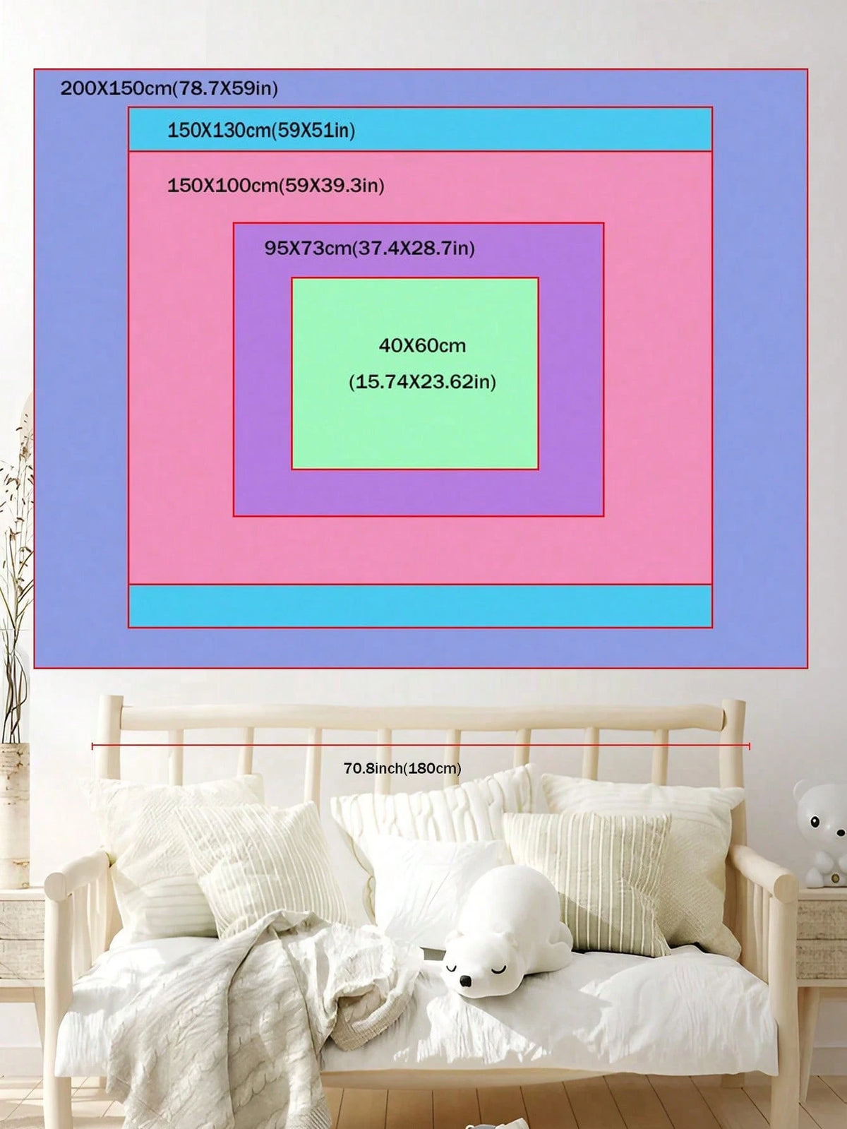 1pc Personalized Tapestries, Custom Image Wall Decor, Gifts For Him Her Mom Dad, Graduation, Mother's Day, Father's Day, Valentine's Day, Birthday, Anniversary, Wedding, Housewarming, Class Of 2026, A