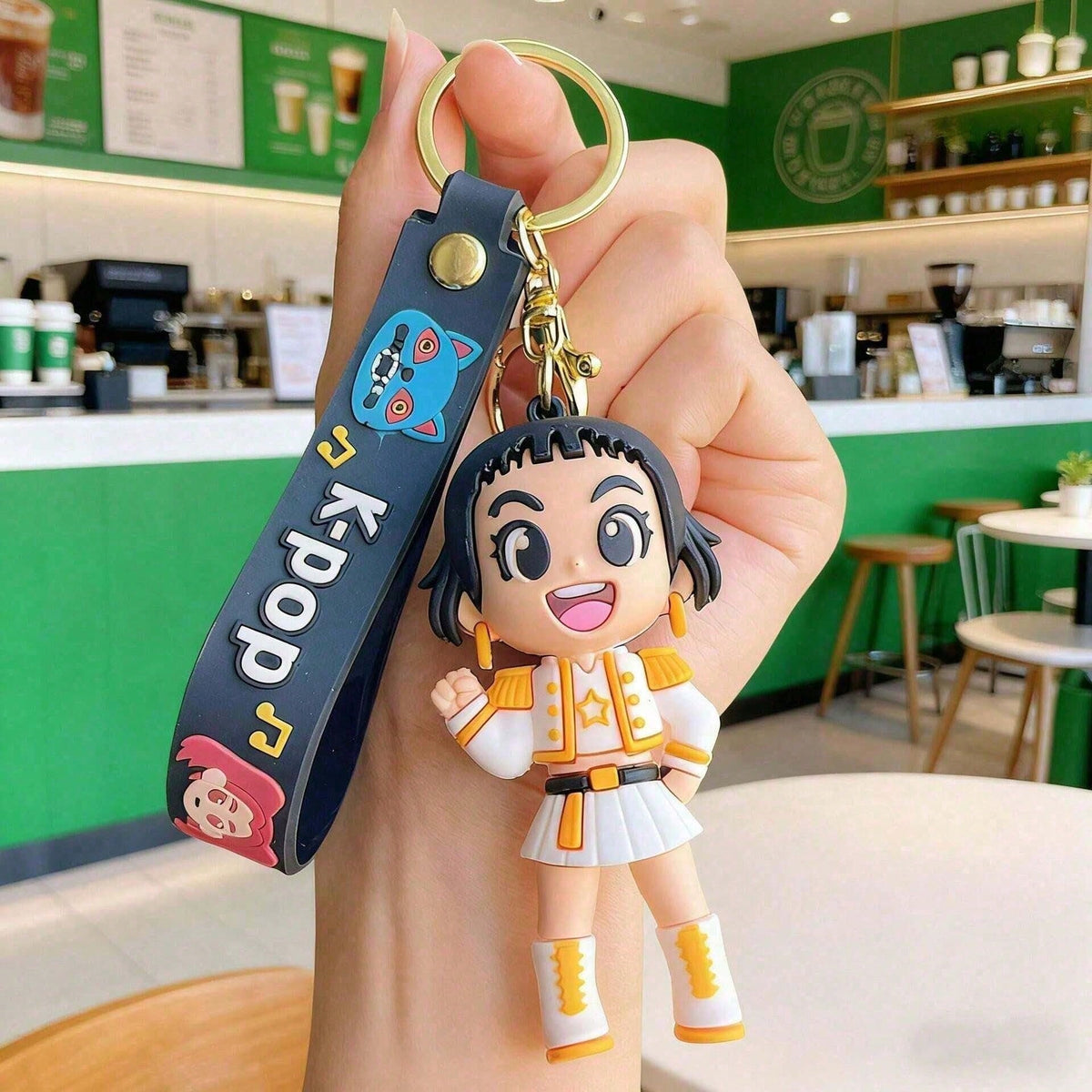 1pc Set Cute Christmas Keychain, Cartoon Pendant For Girls, Keychain, Tiger Keychain, Couple Keychain, Anime Phone Charm, Bag Accessory, Friend Gift Suitable As A Gift Children's Holiday Gifts