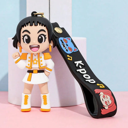 1pc Set Cute Christmas Keychain, Cartoon Pendant For Girls, Keychain, Tiger Keychain, Couple Keychain, Anime Phone Charm, Bag Accessory, Friend Gift Suitable As A Gift Children's Holiday Gifts