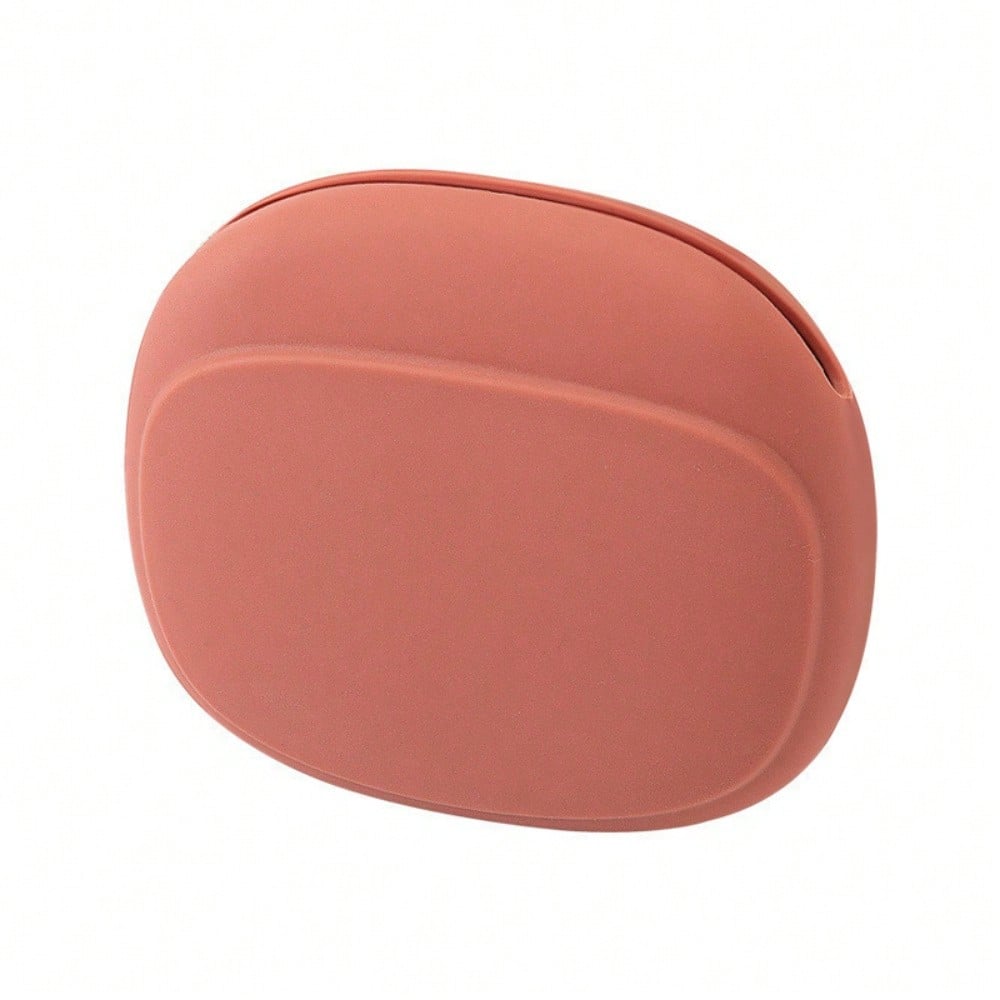 1pc Silicone Earphone Storage Bag, Minimalist Portable Coin Purse, Data Cable Organizer Bag
