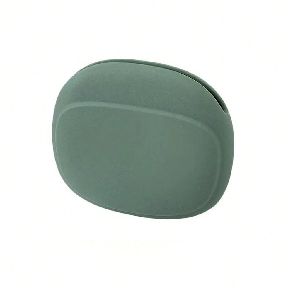 1pc Silicone Earphone Storage Bag, Minimalist Portable Coin Purse, Data Cable Organizer Bag