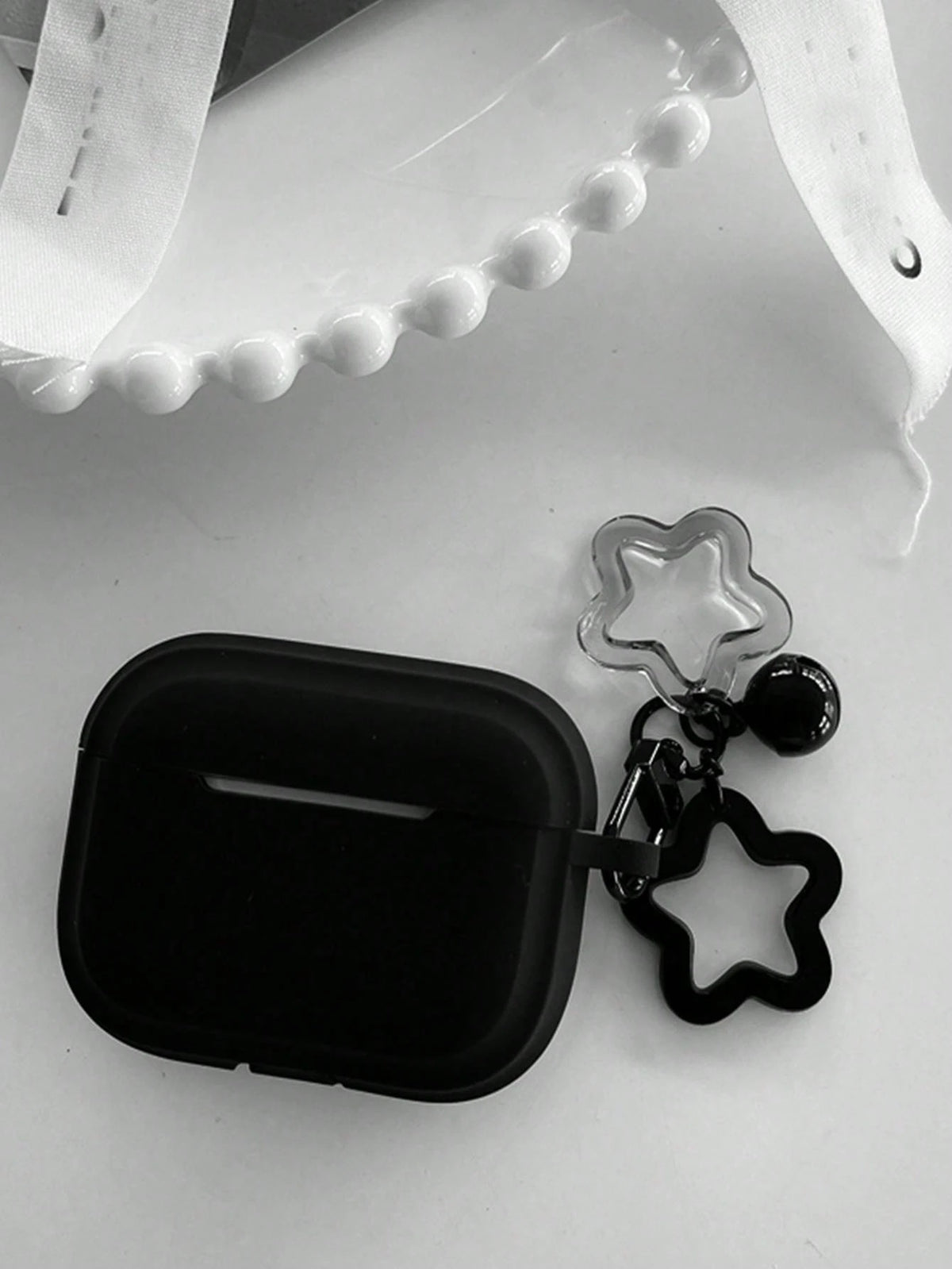 1pc Silicone One-Piece Star Earphone Case Compatible With AirPodPro 3 Pro2 Airpod3 Airpods2 1 Airpod4