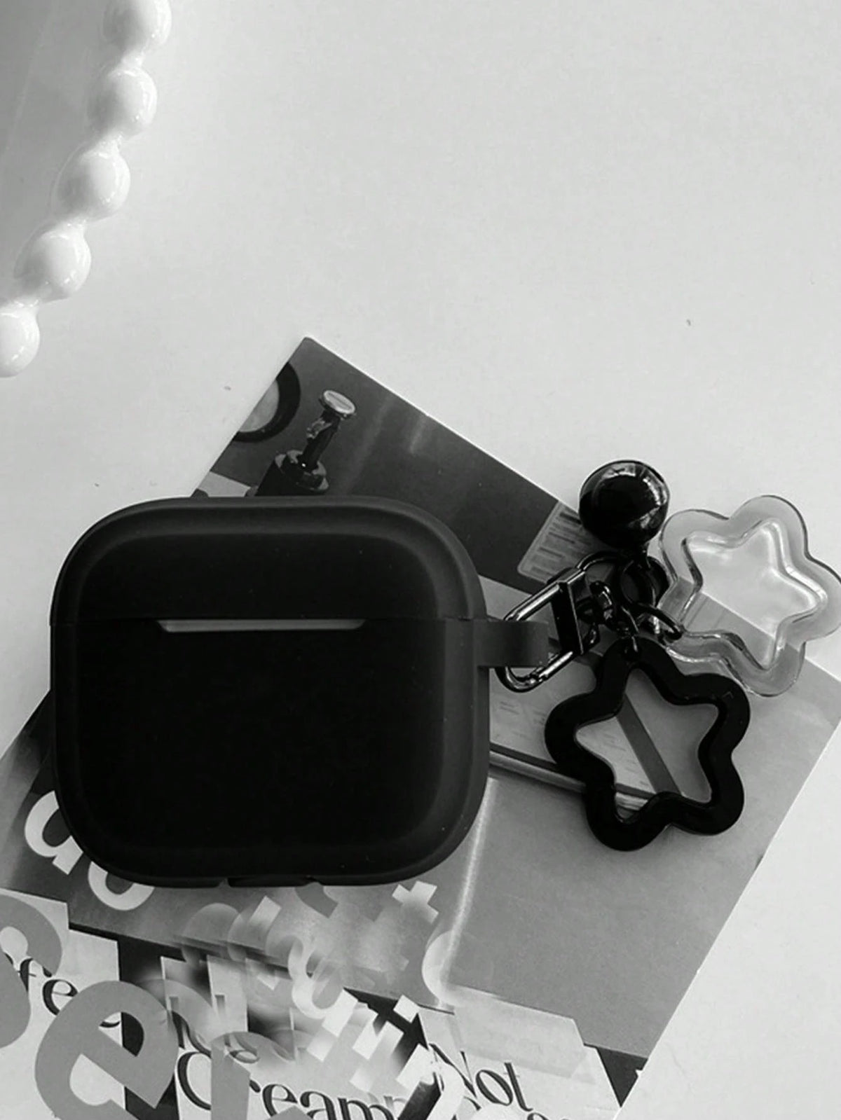 1pc Silicone One-Piece Star Earphone Case Compatible With AirPodPro 3 Pro2 Airpod3 Airpods2 1 Airpod4