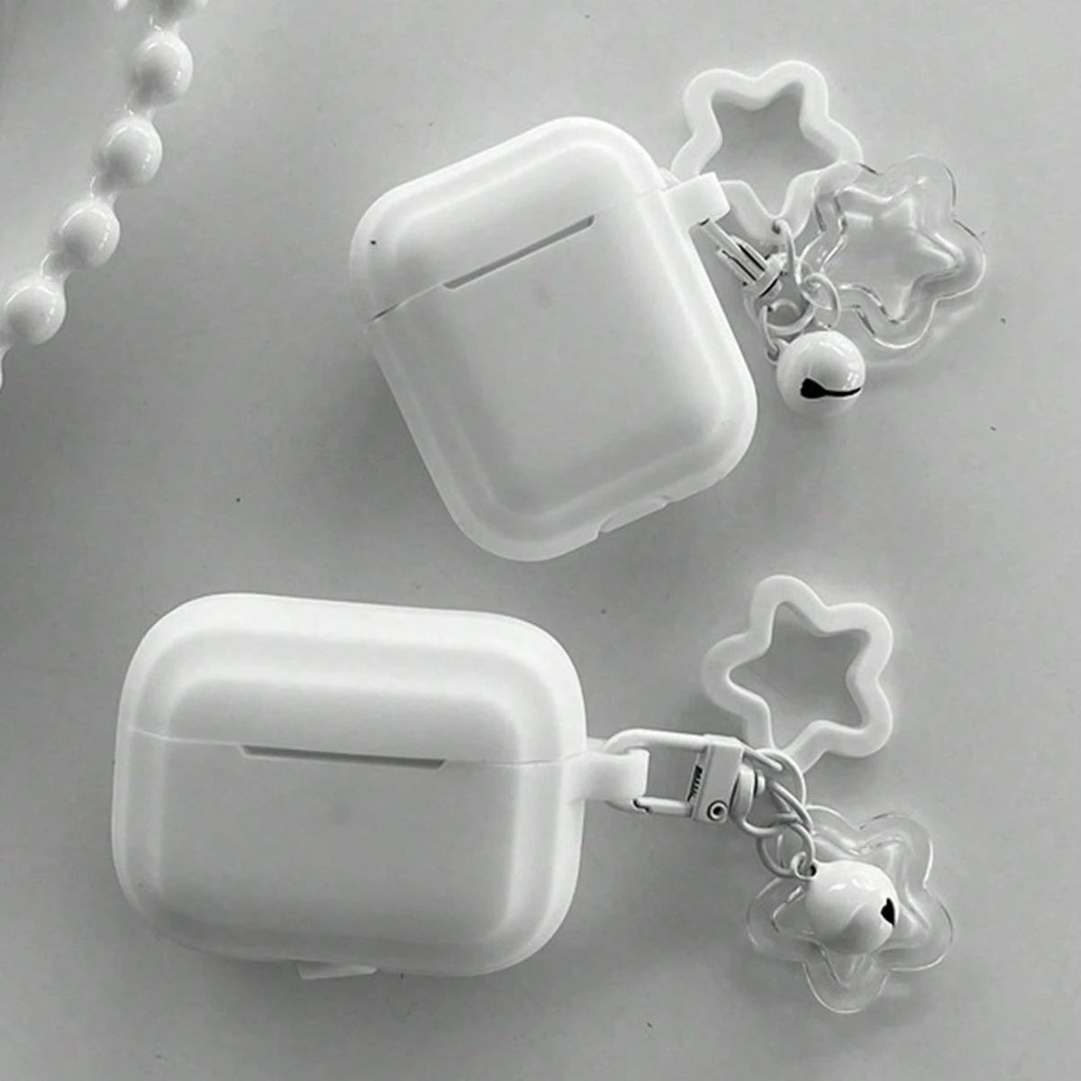 1pc Silicone One-Piece Star Earphone Case Compatible With AirPodPro 3 Pro2 Airpod3 Airpods2 1 Airpod4