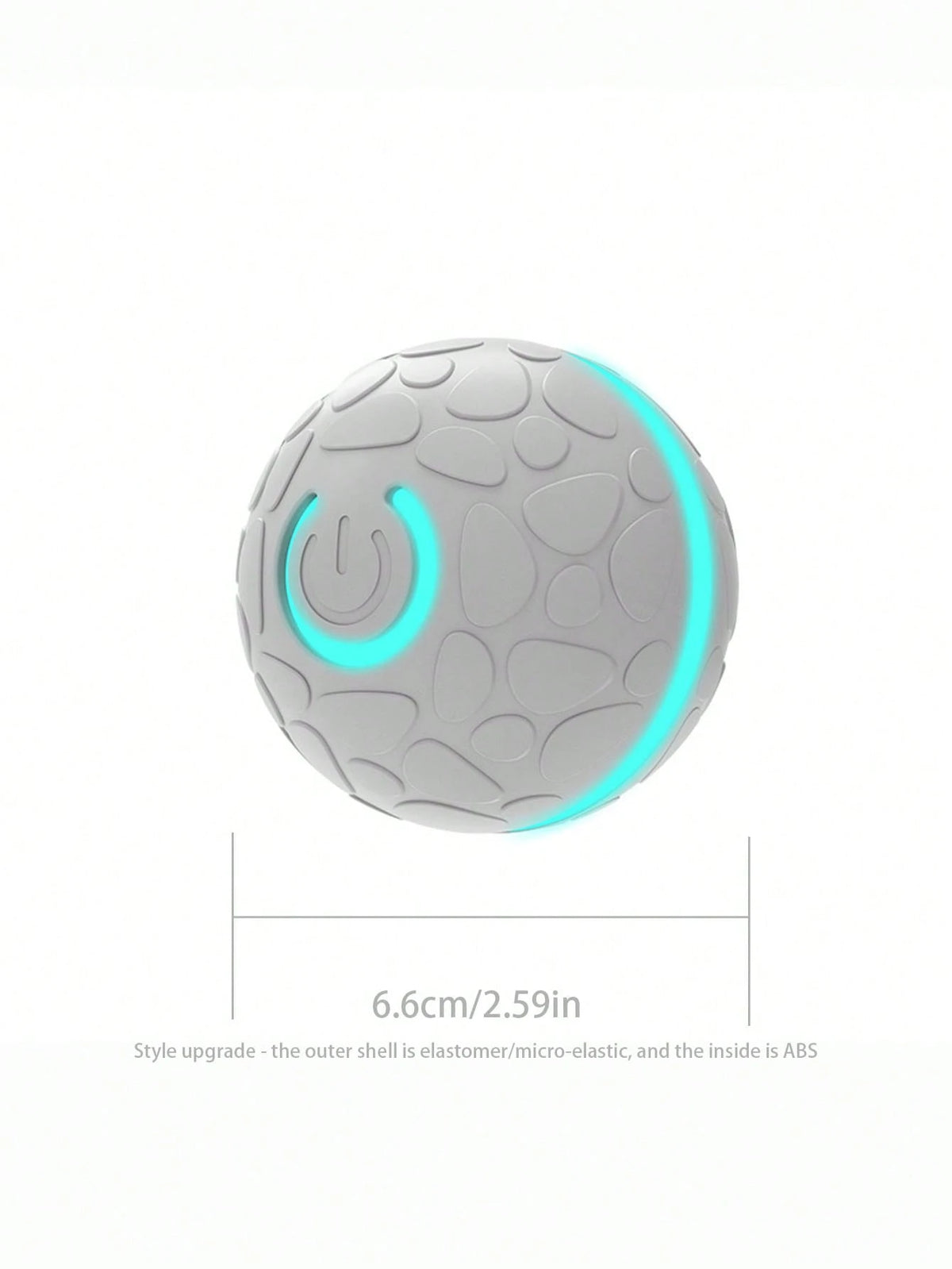 1pc Smart Dog Automatic Rolling Ball Toy, Cat Electric Gravity Sensing Ball, Pet Interactive Chewing Toy, Kitten Training Self-Propelled Entertainment Accessory