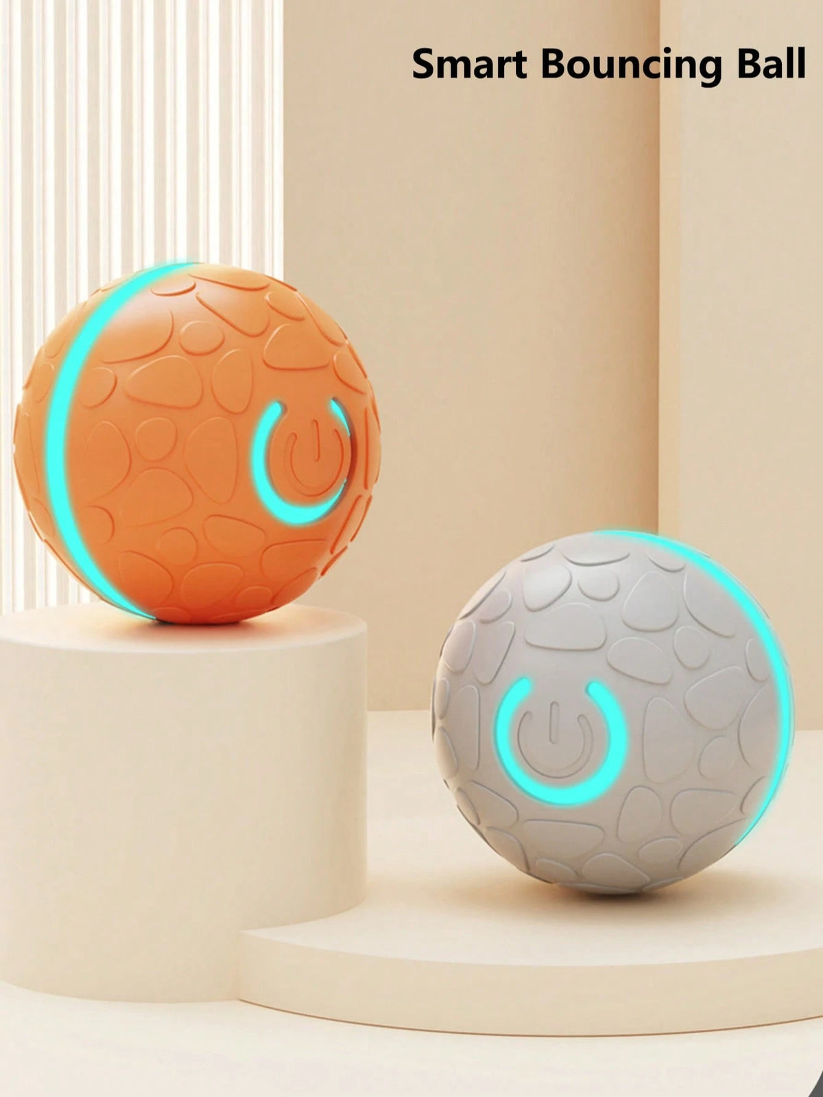 1pc Smart Dog Automatic Rolling Ball Toy, Cat Electric Gravity Sensing Ball, Pet Interactive Chewing Toy, Kitten Training Self-Propelled Entertainment Accessory