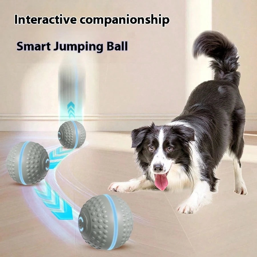 1pc Smart Dog Automatic Rolling Ball Toy, Cat Electric Gravity Sensing Ball, Pet Interactive Chewing Toy, Kitten Training Self-Propelled Entertainment Accessory