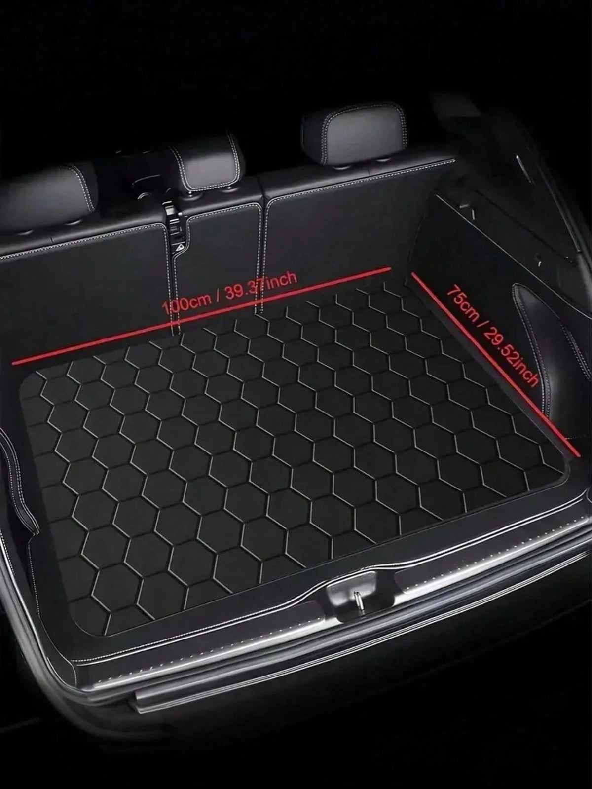 1pc Thick Waterproof Car Trunk Mat- Thickened Waterproof Cargo Mat, Dust-Proof And Easy To Clean, Universal Fit For SUV, Sedan, Truck, Protect Trunk Space