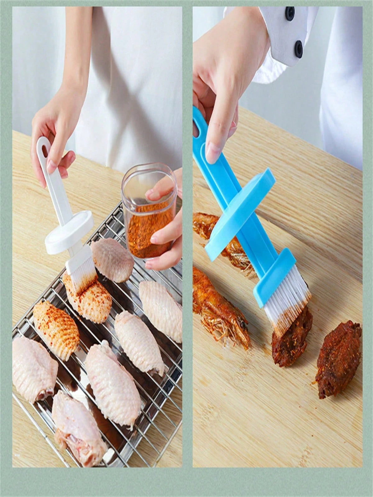 1pc Versatile Nylon/Silicone Basting Brush, Available In Multiple Colors, Suitable For Baking, Grilling, Cooking, Ideal Gift For New Year, Valentine's Day, Mother's Day, Father's Day, Graduation