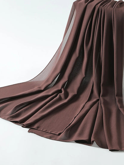 1pc Women Solid Casual Scarf For Daily Decoration Women Wrap  Winter Fall