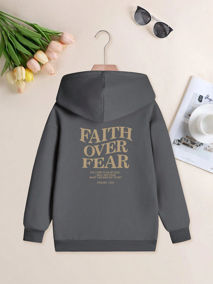 1pc Young Boy Casual Printed Sweatshirt, Soft And Comfortable Fleece Pullover For Autumn/Winter, Suitable For Warm Moments