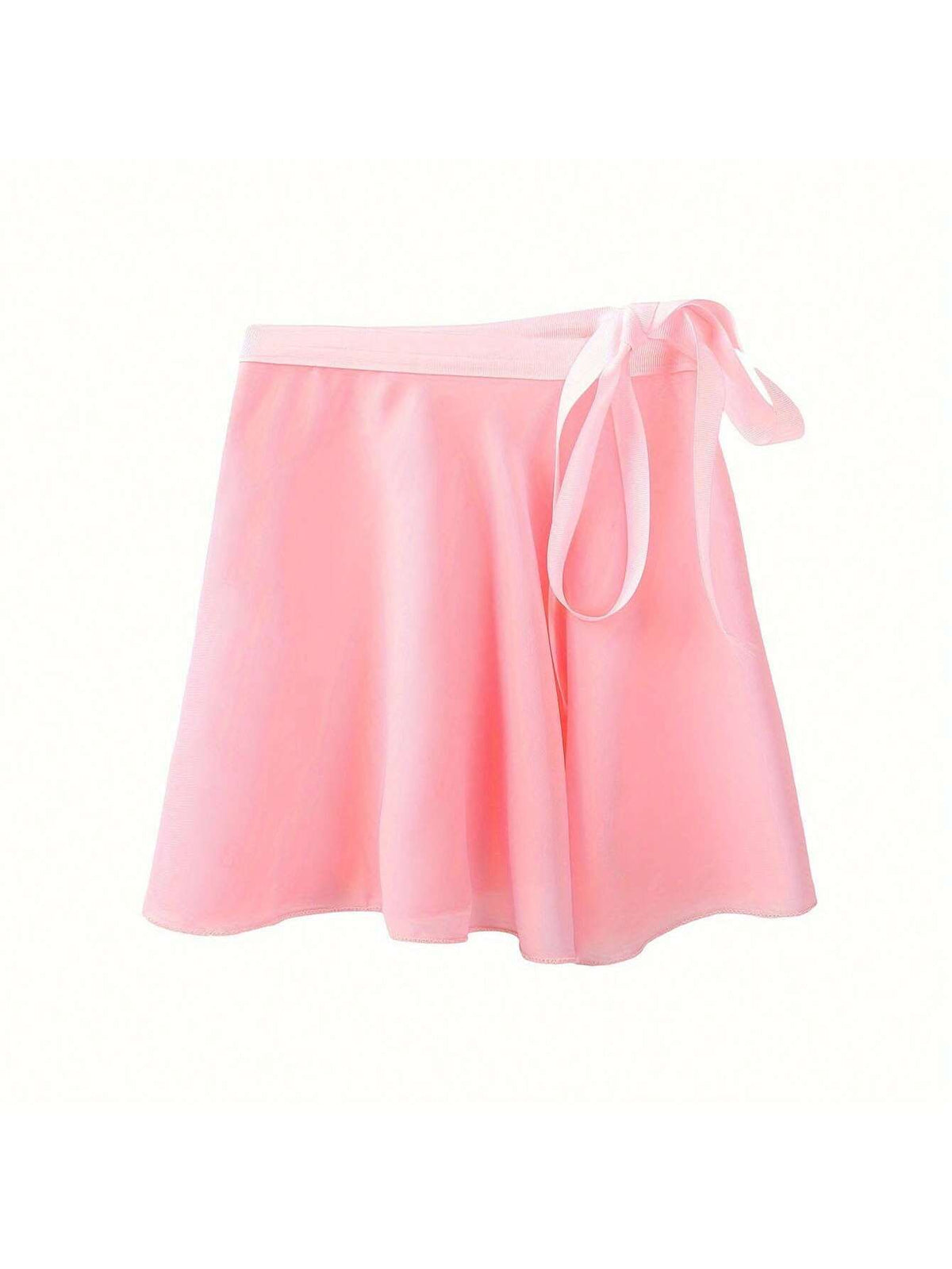 1piece- Women's Chiffon Ballet Skirt, Sports Skirt, Plain Stage Dress Solid Color Skirt, Suitable For Various Dance Outfits Such As Ballet, Anti Glare And No Embarrassment, Can Cover The Skirt!
